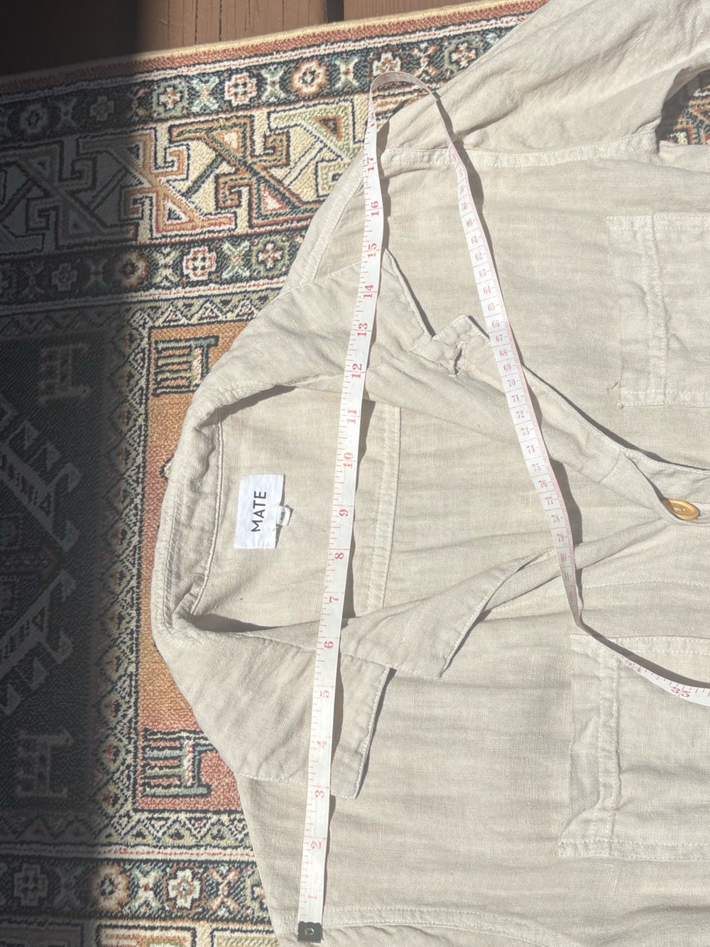 MATE the Label 100% Linen Short Sleeve Jumpsuit - Picture 6 of 11